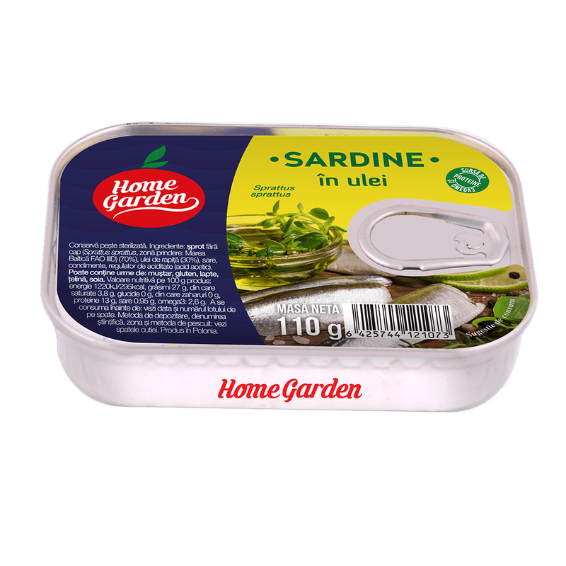 Sardine in ulei Home Garden 110 g
