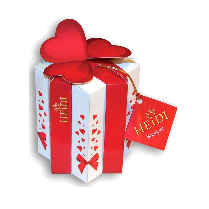 Praline Heidi Gift Box Lucky Heart, 140 g
