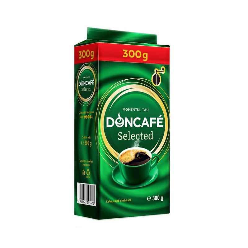 Cafea macinata si prajita Doncafe Selected, 300 g