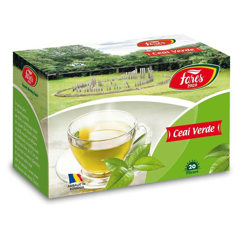 Ceai verde Fares 40 g / 20 de plicuri