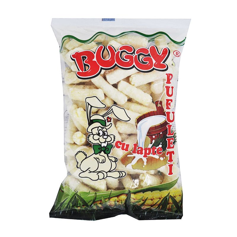 Pufuleti cu lapte Buggy, 50 g
