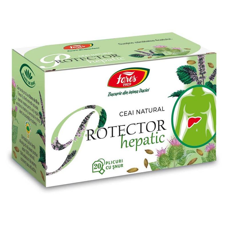 Ceai natural Fares protector hepatic 20 de plicuri