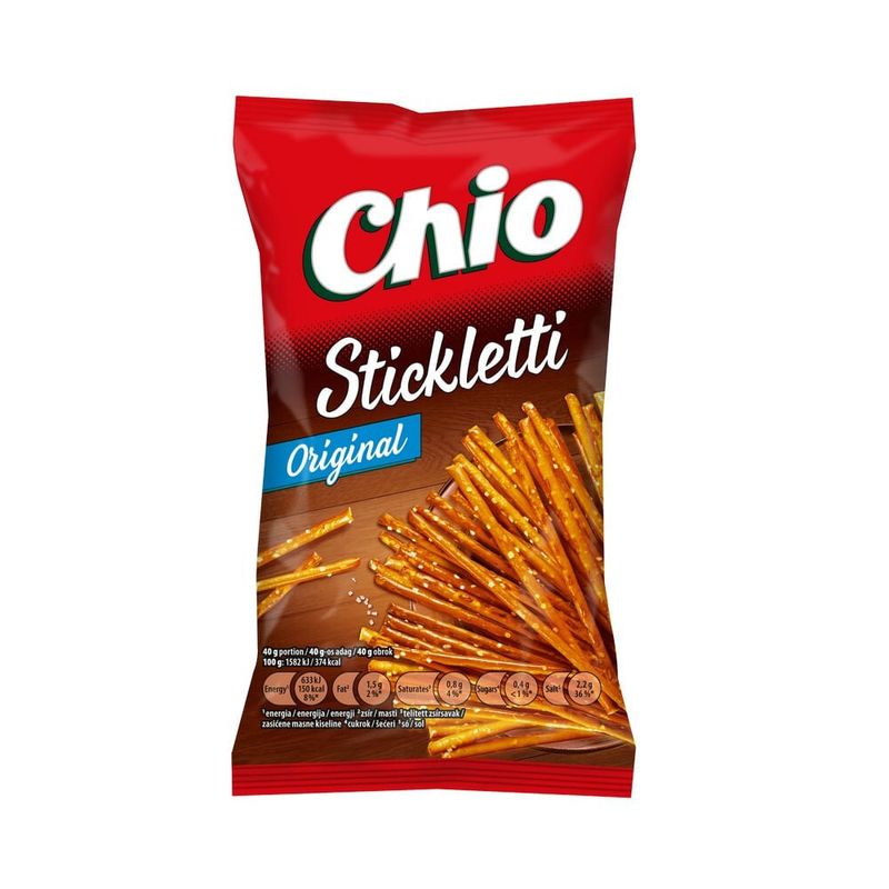 Snacks cu sare Chio Stickletti Original, 40 g