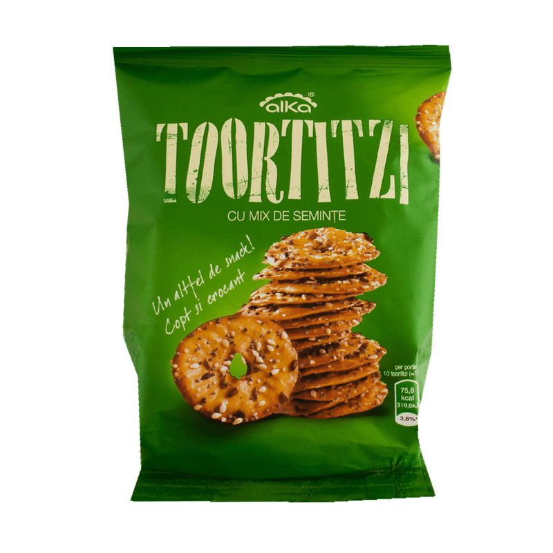 Toortitzi Alka cu mix de seminte, 80 g
