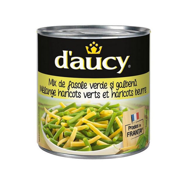 Mix de fasole verde si galbena D'aucy 400 g