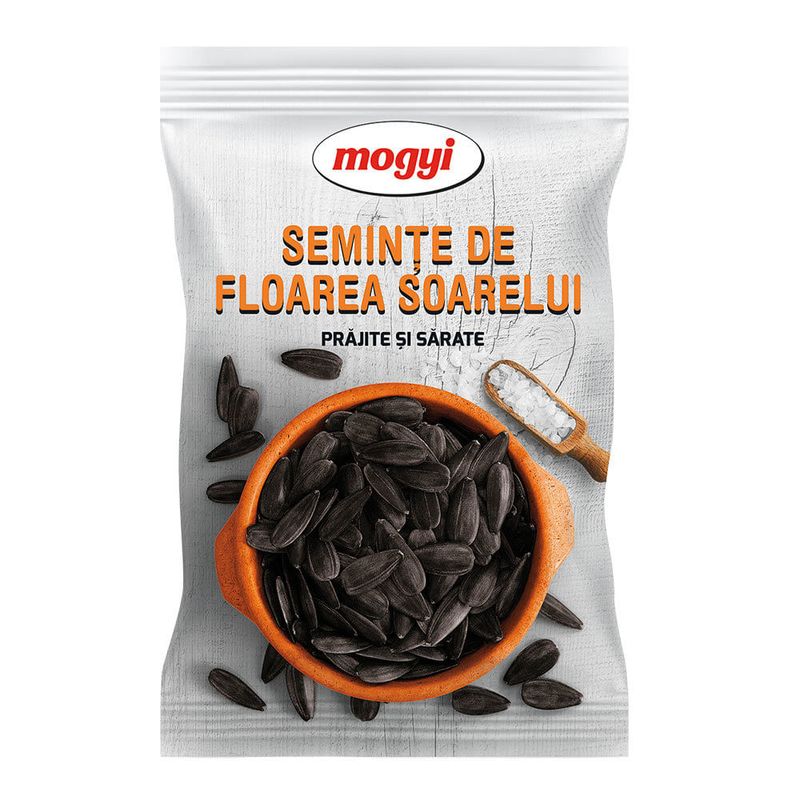 Seminte negre de floarea soarelui sarate Mogyi, 200 g