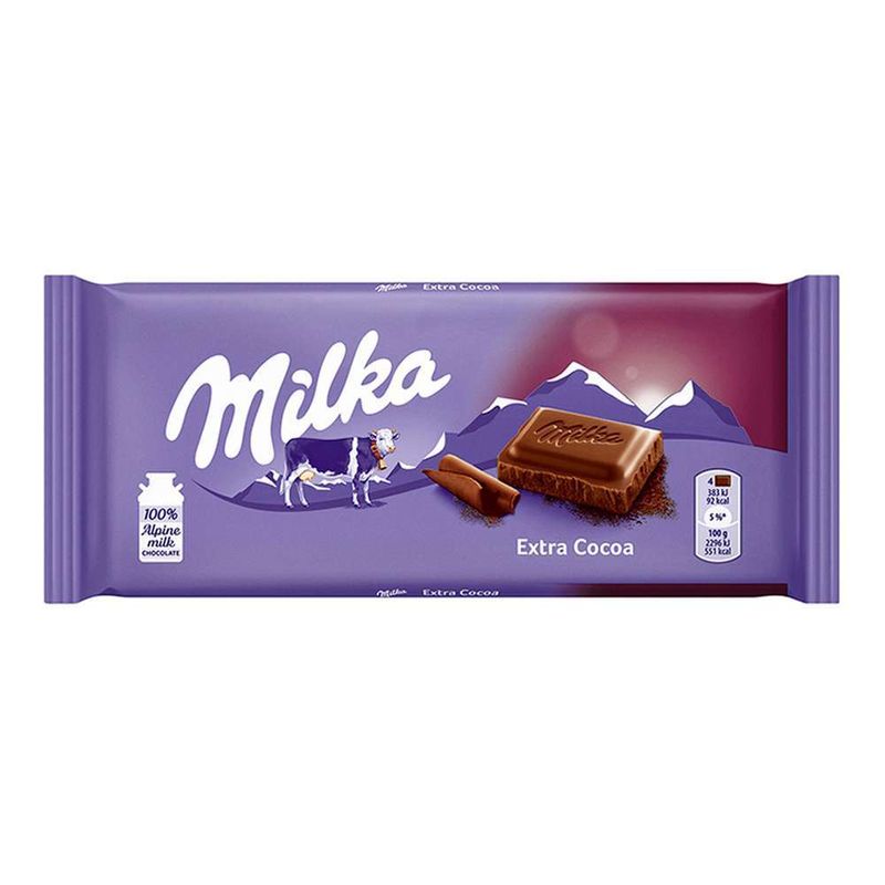 Ciocolata cu cacao extra Milka, 100 g