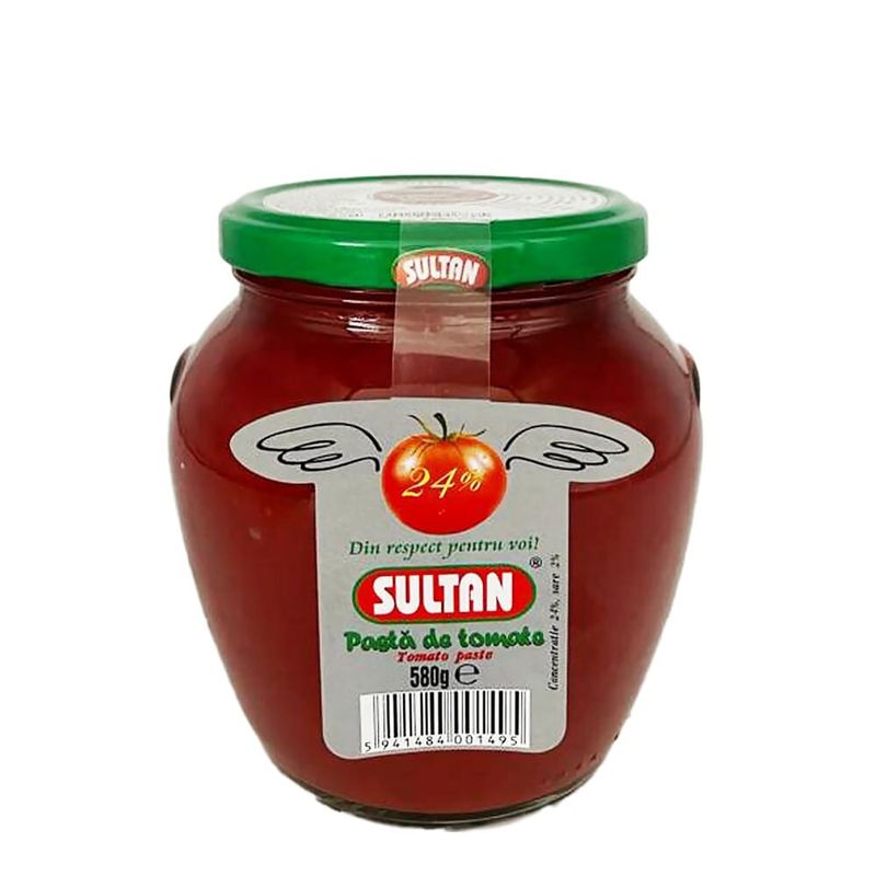 Pasta de tomate Sultan, concentratie 24%, 580 g