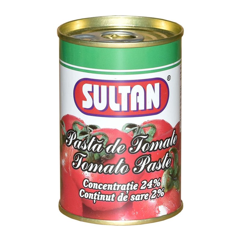 Pasta de tomate Sultan concentratie 24%, conserva, 15g