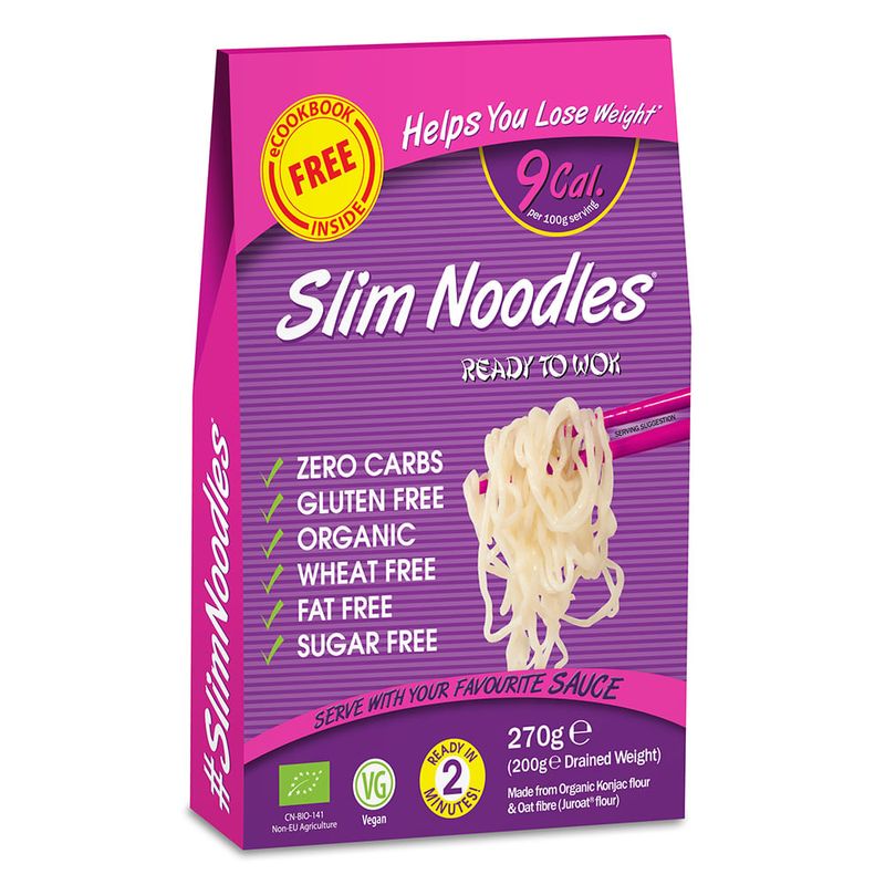 Noodles subtiri Slim Pasta bio, 270 g