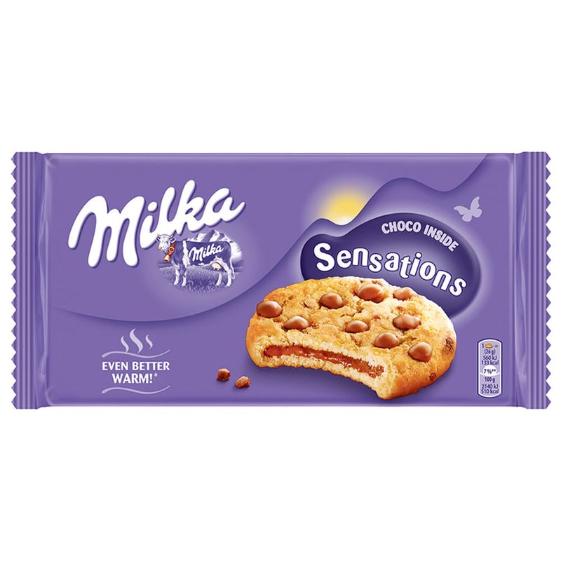 Biscuiti Milka Cookie Senzation 156 g