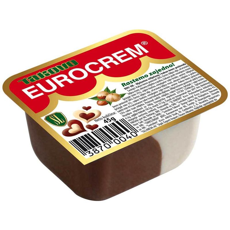 Crema tartinabila Eurocrem, 45 g