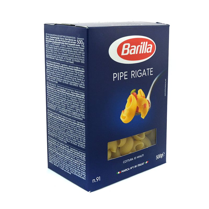 Paste fainoase Pipe Rigate Barilla 500 g