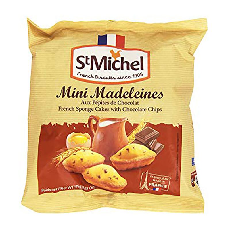 Mini Madeleine cu chips de ciocolata St. Michel, 175 g