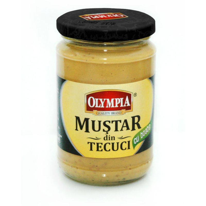 Mustar din Tecuci cu boabe Olympia 314 ml