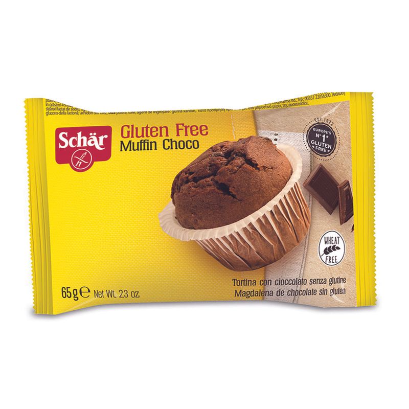Prajitura Muffins cu ciocolata, fara gluten Schar 65g