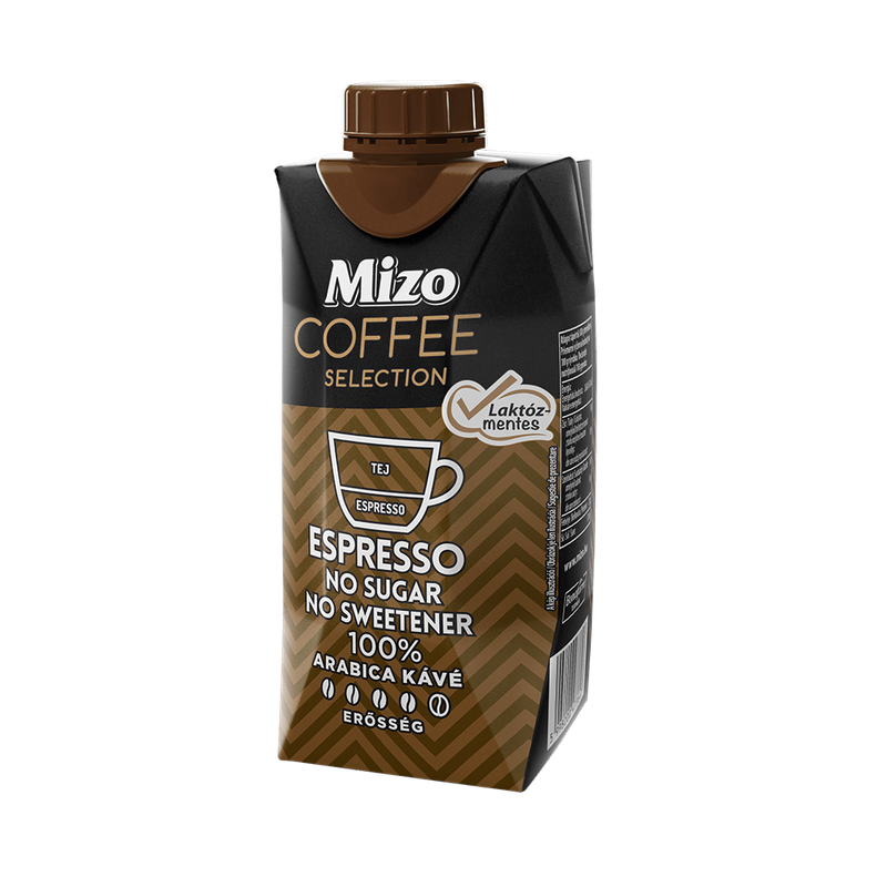 Cafea espresso cu lapte UHT Mizo Coffee, 330 ml