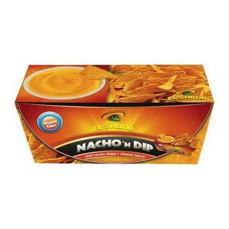 Nachos cu sos de branza Nacho`n Dip El Sabor, 175 g