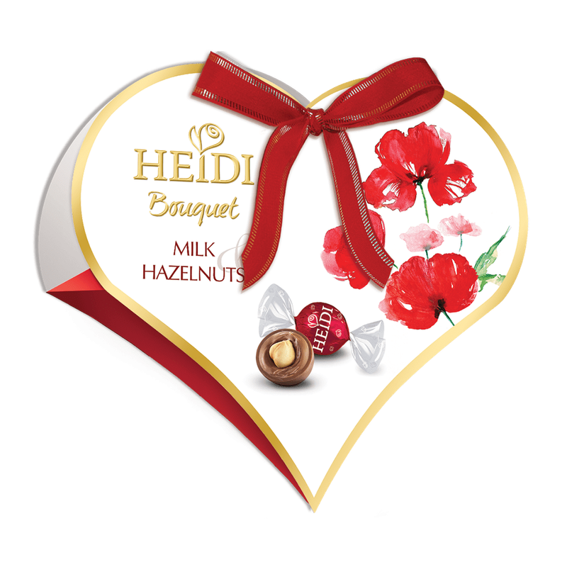 Praline Heidi Bouquet heart, 100g