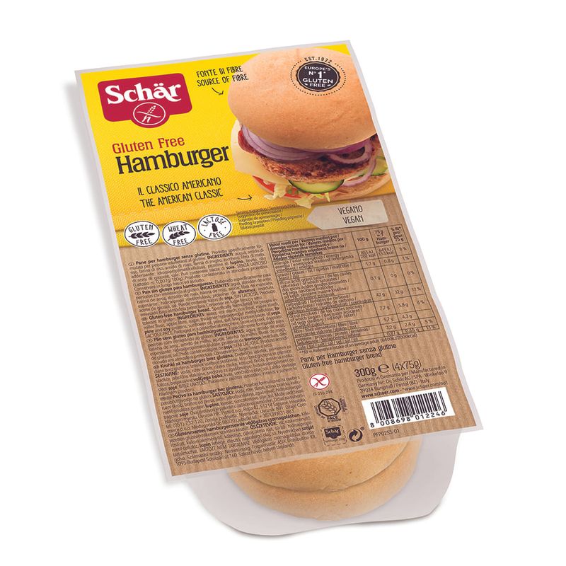 Chifle Schar pentru hamburger, fara gluten, 300 g