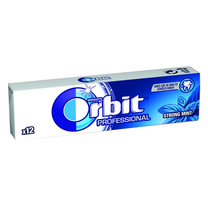 Guma de mestecat Orbit professional strong mint 16.8 g