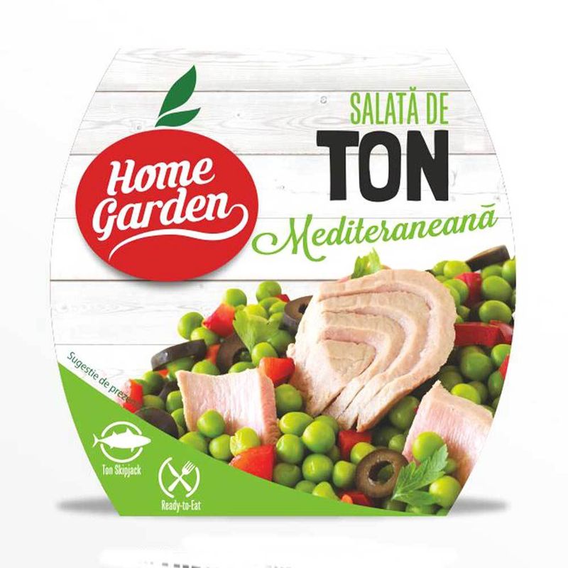 Salata de ton mediteraneana Home Garden 160g
