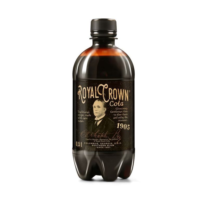 Bautura carbogazoasa cu aroma de Cola Royal Crown Cola, 0.5 l