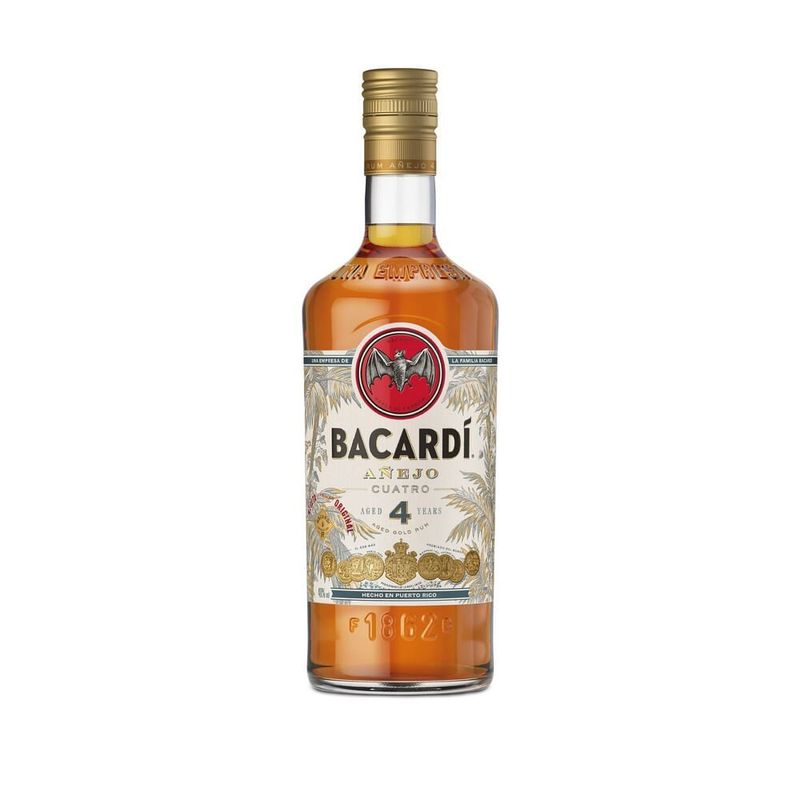 Rom Bacardi Cuatro, alcool 40%, 0.7 l