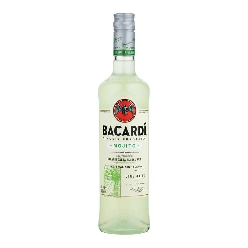 Bacardi Mojito Cocktail, alcool 14.9%, 0.7 l