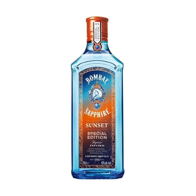 Gin Bombay Sapphire Sunset, alcool 43%, 0.7 l
