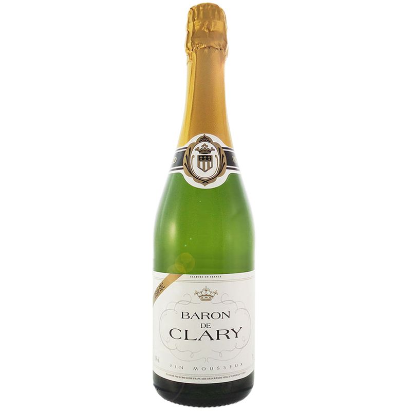 Vin spumant alb demisec Baron de Clary, Ugni Blanc  0.75 l