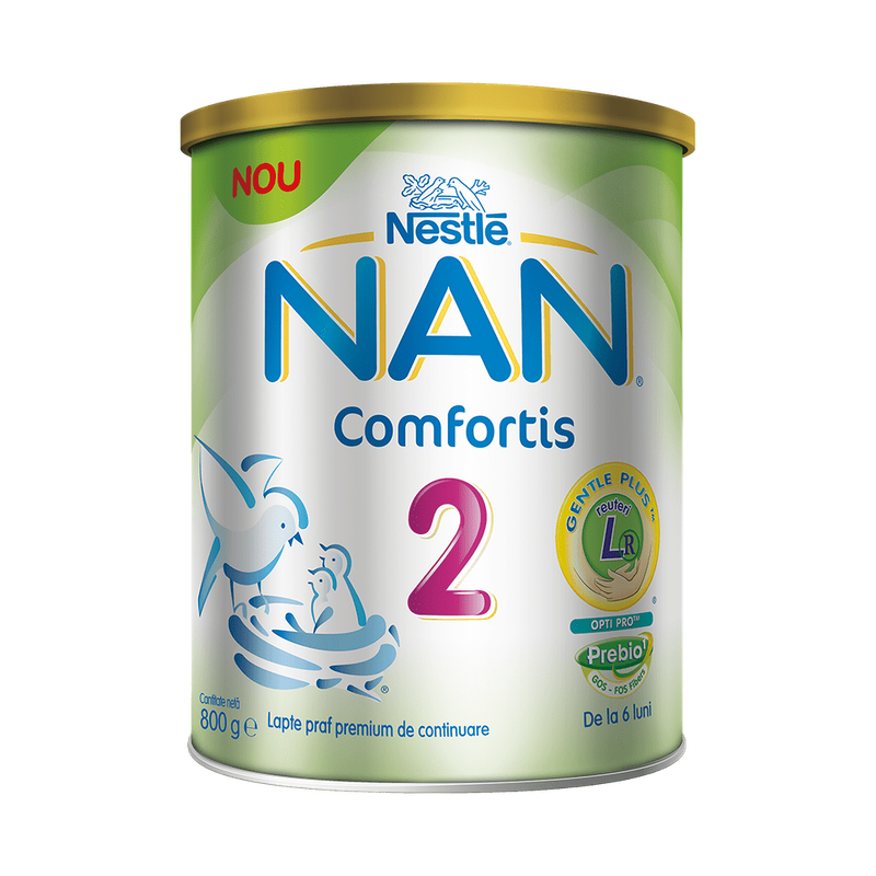 Lapte praf Nestle Nan 2 Comfortis 800g