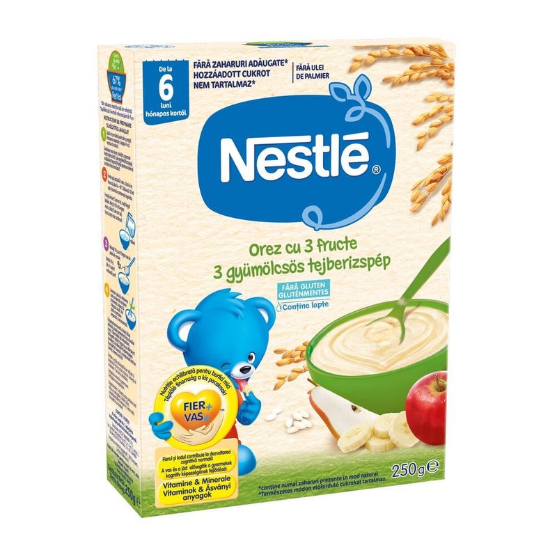 Cereale din orez Nestle cu banana 250g