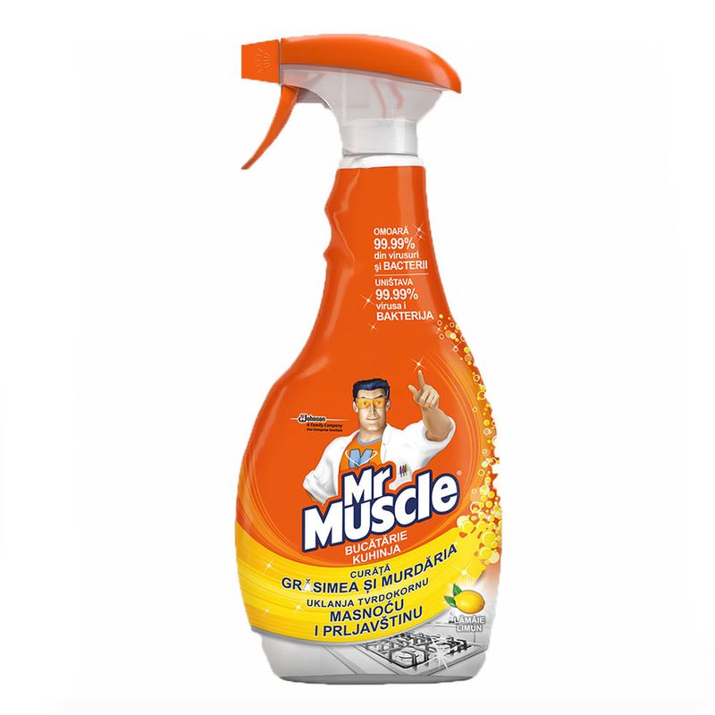 Solutie pentru bucatarie cu lamaie Mr. Muscle, 500 ml