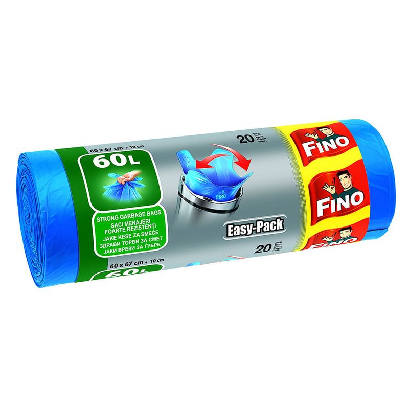 Saci menajeri Fino Easy Pack, 60L, 20 bucati