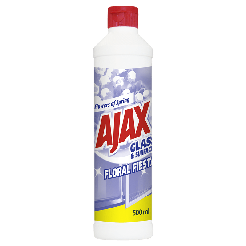 Detergent lichid pentru geamuri Ajax Floral Fiesta, 500 ml