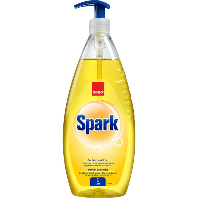 Detergent de vase Sano Spark cu parfum de lamaie 1L
