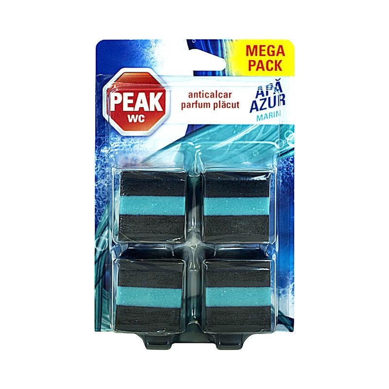 Tablete anticalcar Peak Mega Pack, 4 x 50 g