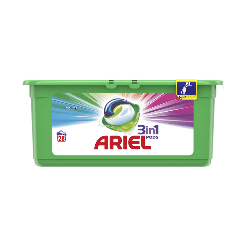 Detergent capsule Ariel 3in1 Pods Color 28 bucati