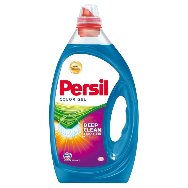 Detergent lichid de rufe Color Gel Persil Deep Clean, 54 spalari, 2.43 l