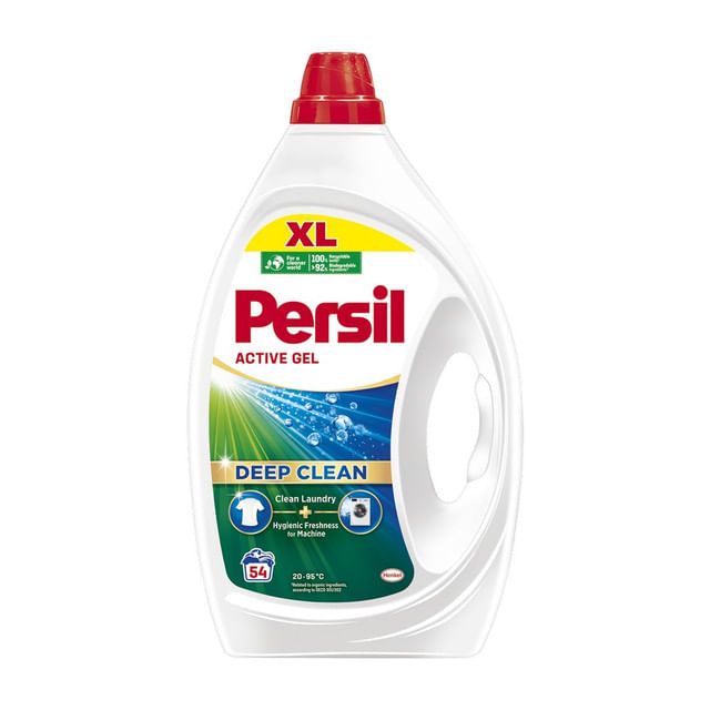 Detergent lichid de rufe Power Gel Persil, 54 spalari, 2.43 l