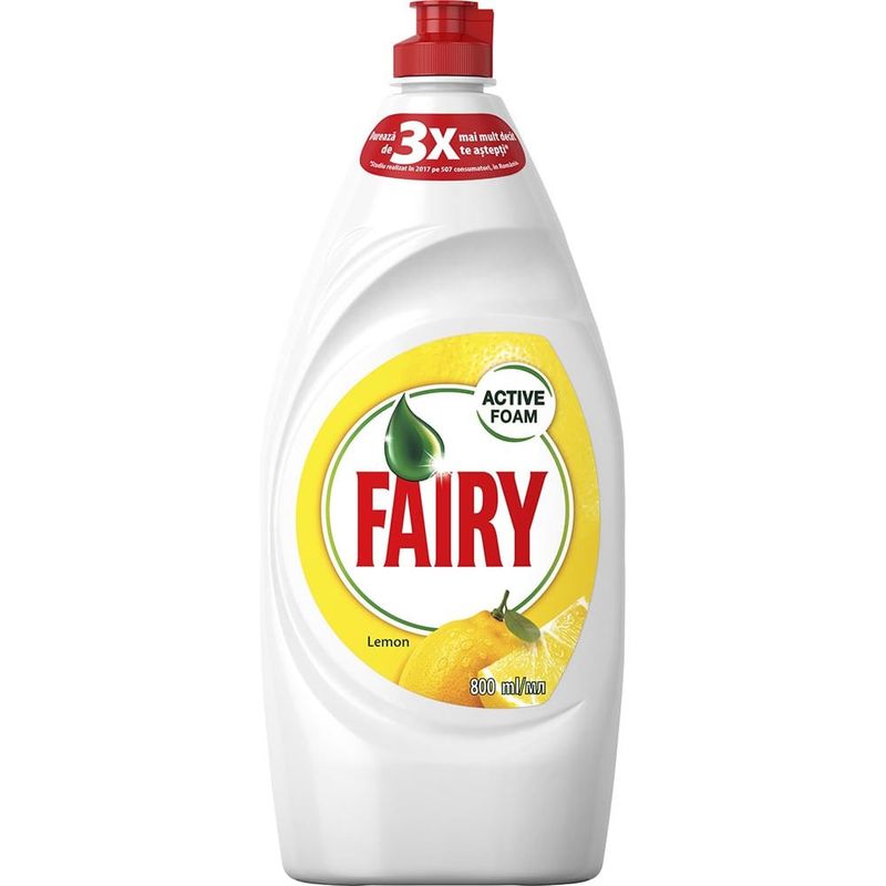 Detergent de vase Fairy Lemon 800 ml