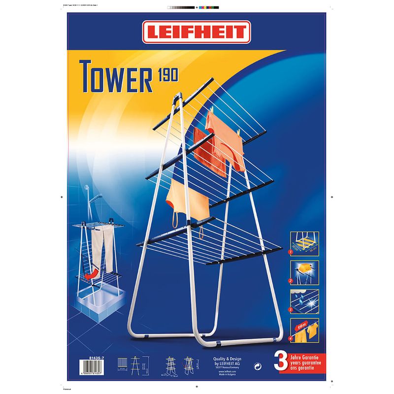 Uscator de rufe Tower 190 Leifheit