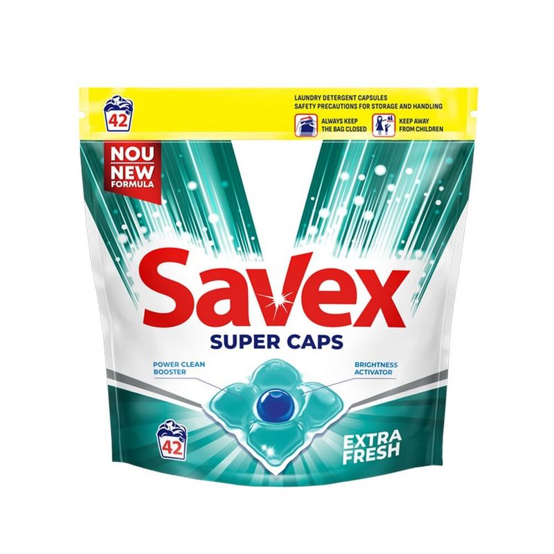 Detergent capsule Savex 2 in 1 Fresh, 42 capsule
