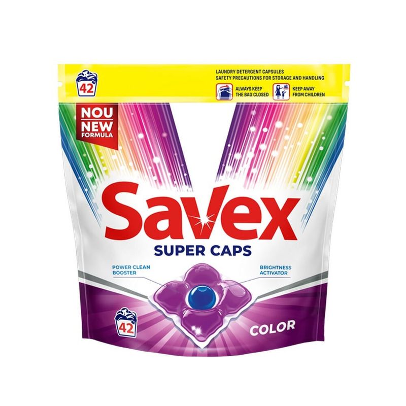 Savex detergent capsule 2 in 1 Color, 42 capsule