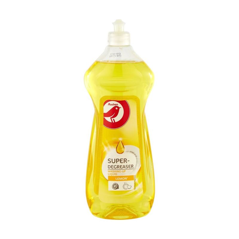Detergent de vase lichid Auchan, parfum de lamaie, 750ml