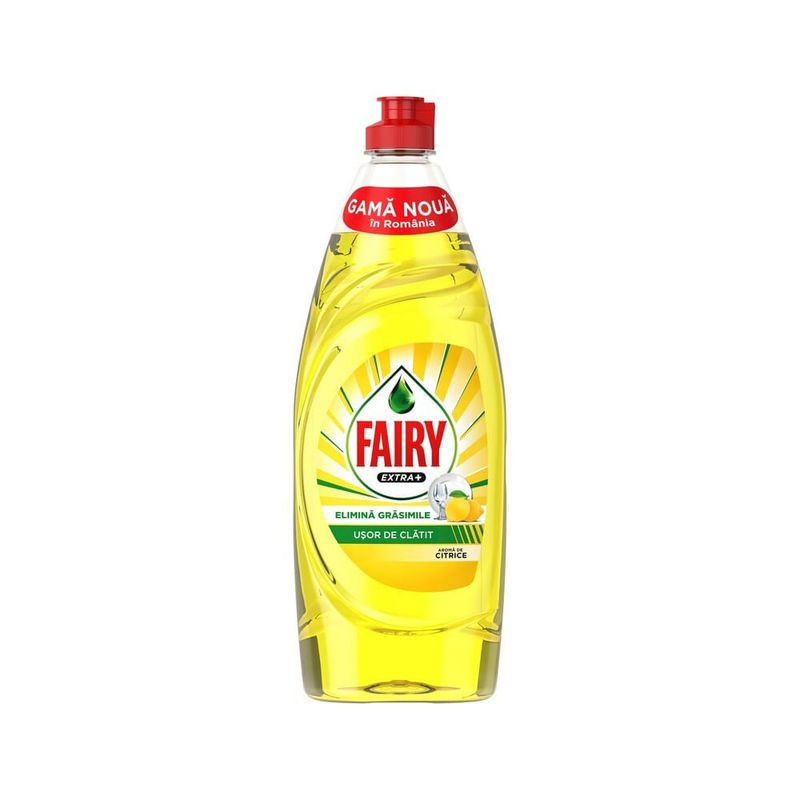 Detergent de vase Fairy Extra+, Citrice, 650 ml