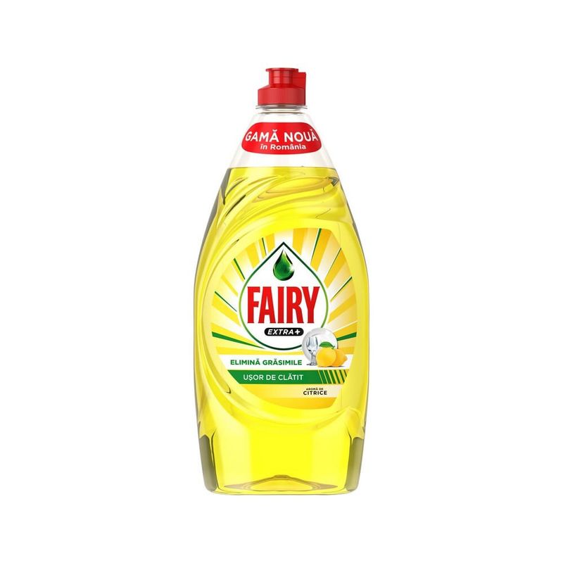 Detergent de vase Fairy Extra+, Citrice, 900 ml
