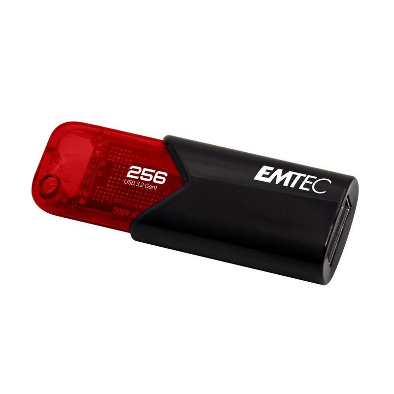 Stick de memorie USB 3.2 Emtec, B110, 256GB, Rosu