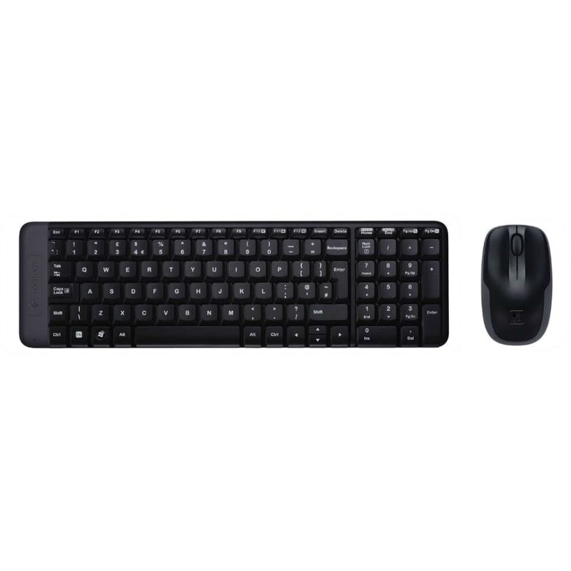 Pachet Logitech MK220 format din tastatura si mouse wireless